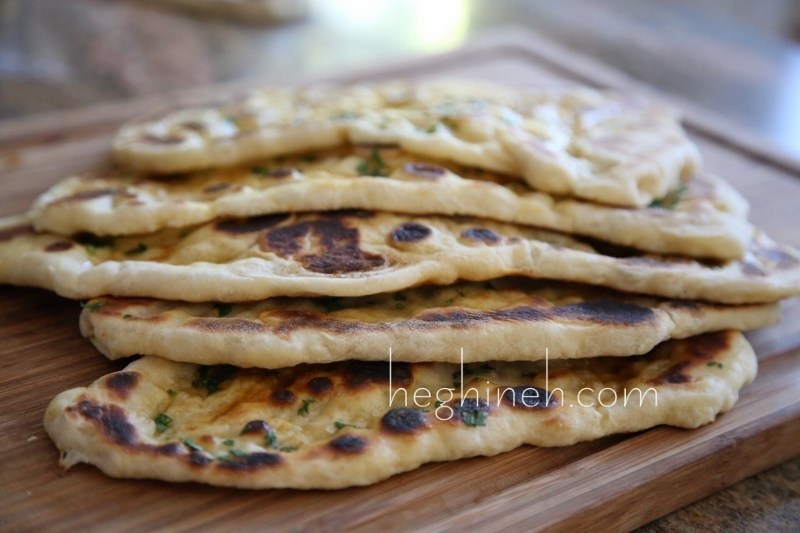 Indian flatbread Naan Հնդկական Հաց Նաան
