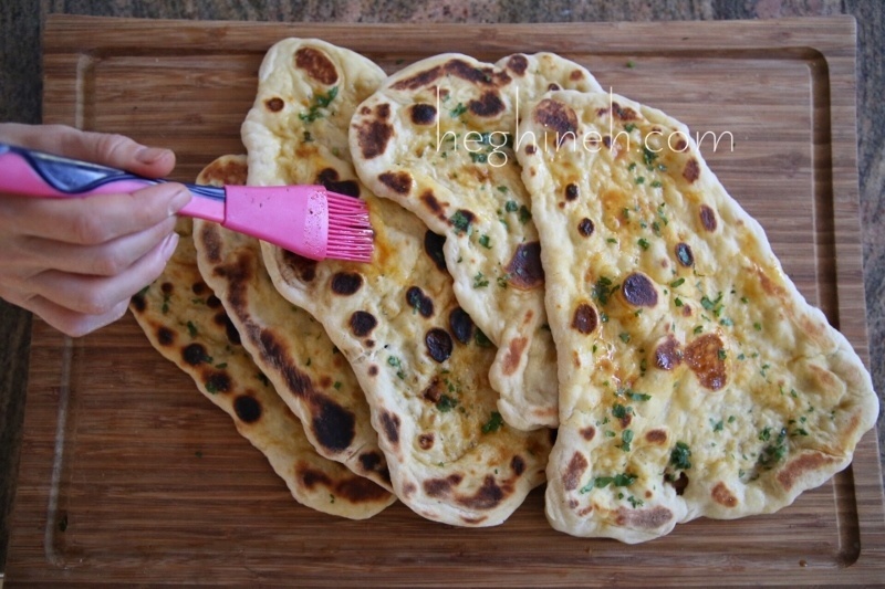 Indian flatbread Naan Հնդկական Հաց Նաան
