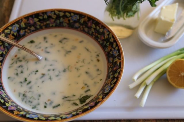 Armenian Yogurt Soup Spas - Սպաս - Heghineh.com