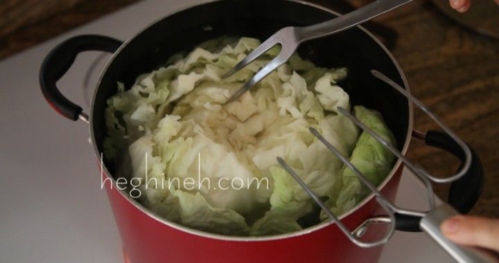 How to cook and prep cabbage leaves