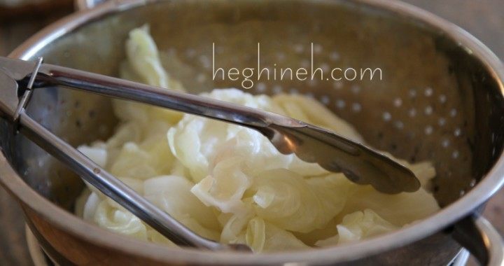 How to cook and prep cabbage leaves