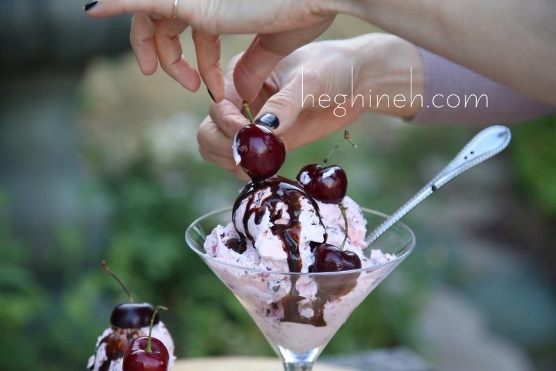 Homemade Cherry Ice cream Recipe