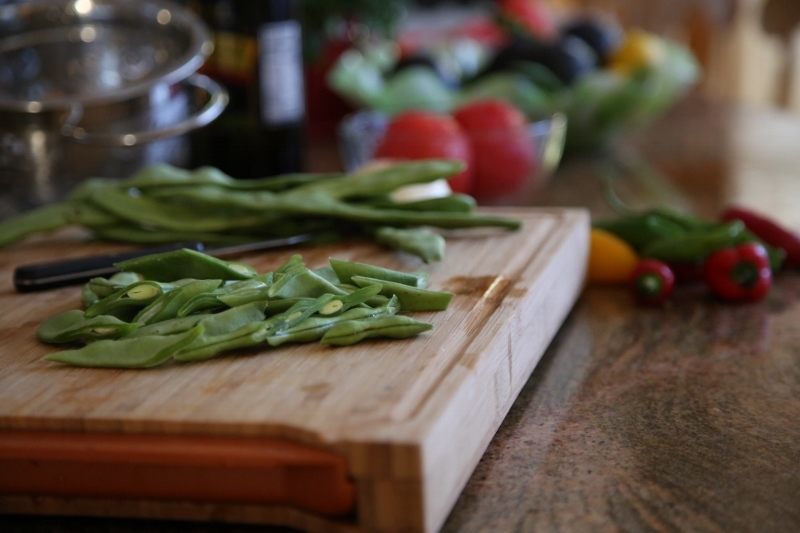 Green Beans and Potatoes in Tomato Sauce