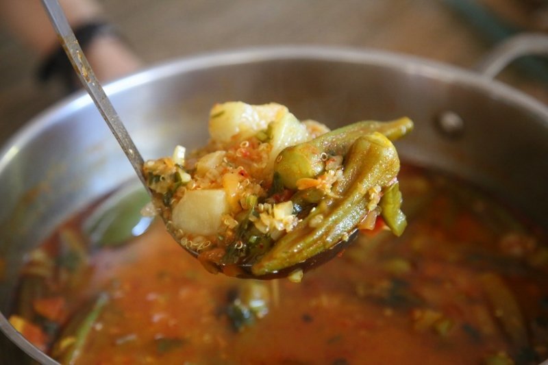 How to make Okra Soup - Bamia Recipe