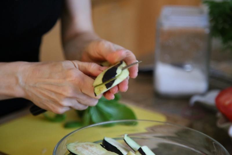 Fried Eggplant Salad Recipe