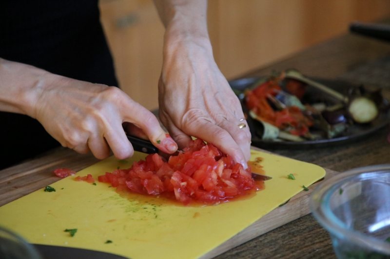 Fried Eggplant Salad Recipe