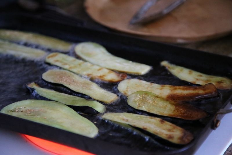 Fried Eggplant Salad Recipe