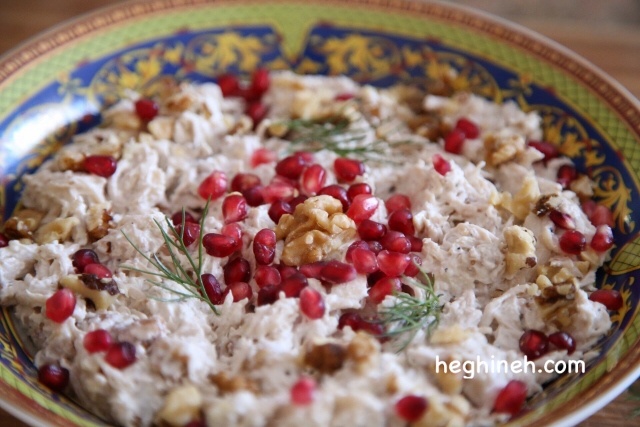 Chicken Walnut Salad - Armenian Cuisine