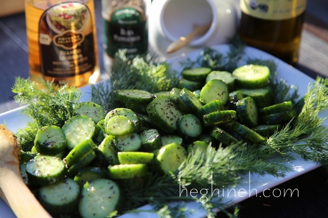 Cucumber Mint Salad Recipe - Վարունգով Անանուխով Աղցան