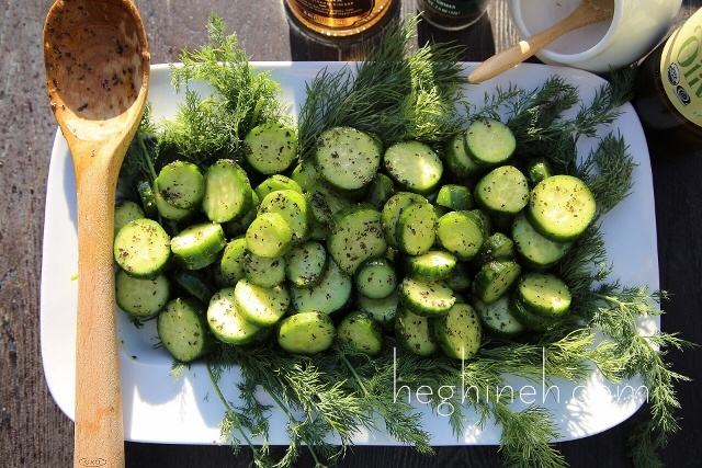 Cucumber Mint Salad Recipe - Armenian Cuisine