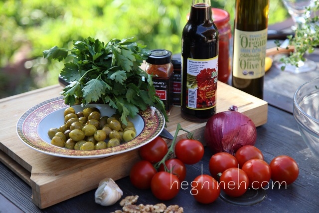 Olive Salad Bazerkani Recipe - Armenian Cuisine