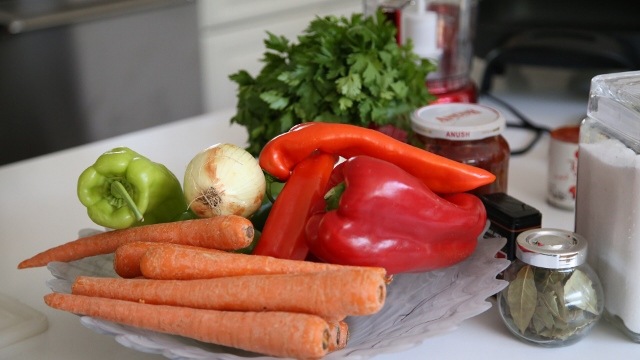 Sauteed Veggies Appetizer - Perets