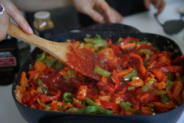 Sauteed Veggies Appetizer - Perets