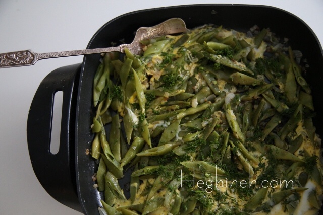Green Beans and Eggs Recipe by Heghineh