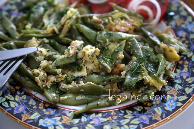 Green Beans and Eggs Recipe by Heghineh