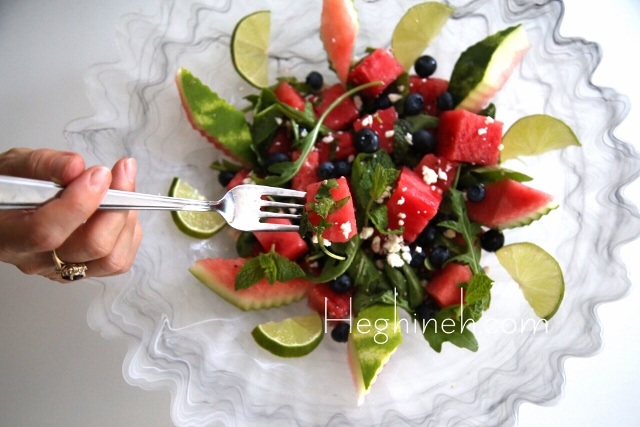 Watermelon Salad Recipe - Ձմերուկով Աղցան