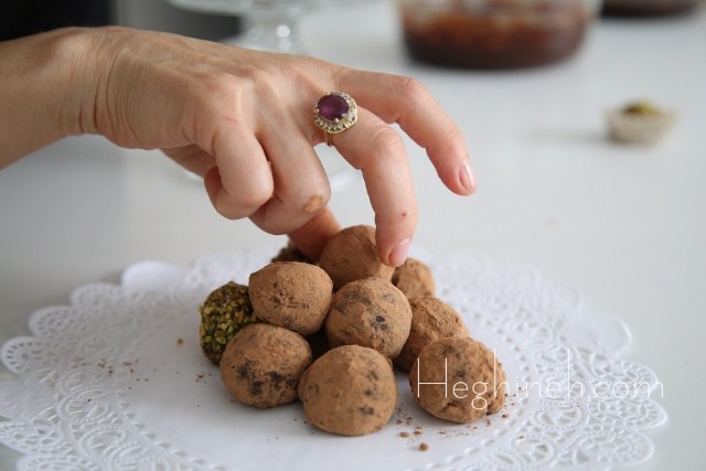 Homemade Chocolate Truffles Recipe by Heghineh