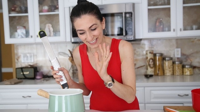 Upside Down Peach Cake Recipe by Heghineh