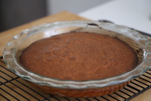 Upside Down Peach Cake Recipe by Heghineh