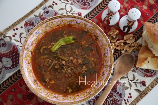 Lentil Purslane Soup Recipe - Armenian Cuisine