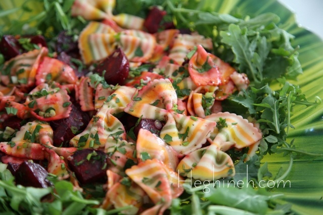 Roasted Beetroot Pasta Salad Recipe