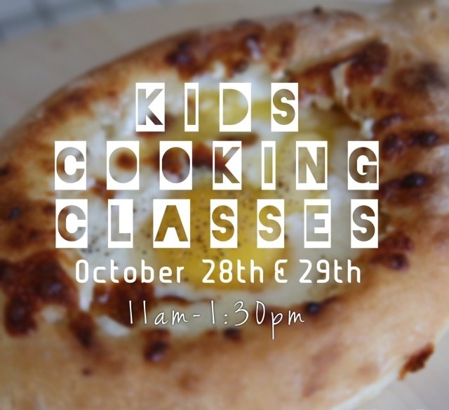 Kids Cooking Classes - October 28th and 29th