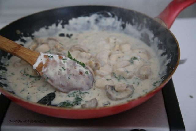 Sour Cream Mushrooms Recipe - Armenian Cuisine