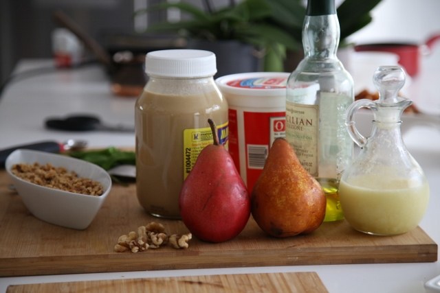 Tahini Pear Salad Recipe - Armenian Cuisine