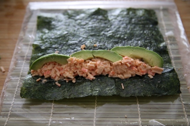 Spicy Crab Sushi Recipe - Խեցգետնով Սուշի