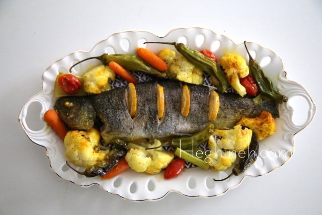 Roasted Trout & Veggies Recipe