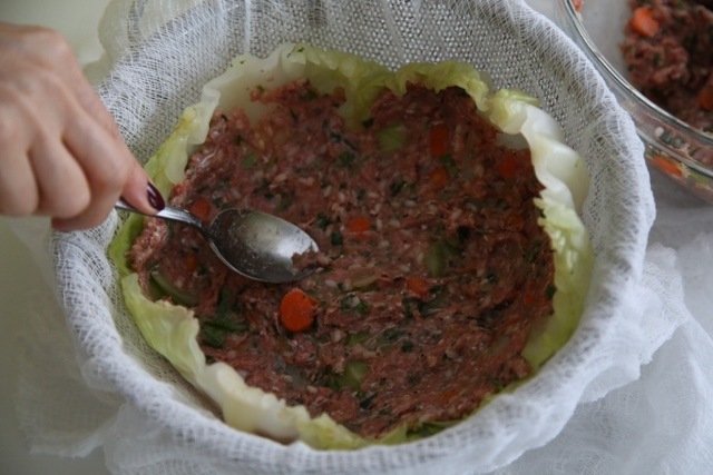 Stuffed Cabbage Head - Armenian Cuisine