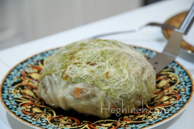 Stuffed Cabbage Head - Armenian Cuisine