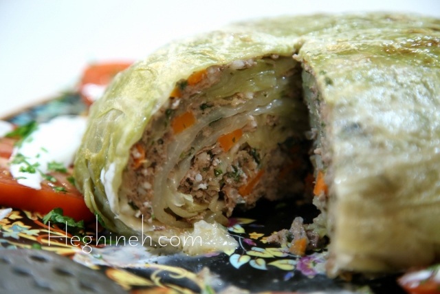Stuffed Cabbage Head - Armenian Cuisine