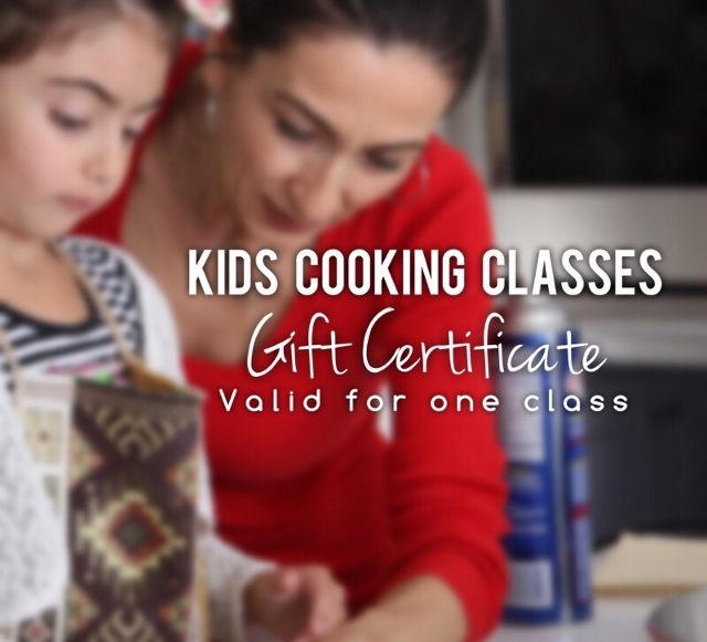 Kids Cooking Class Gift Certificate