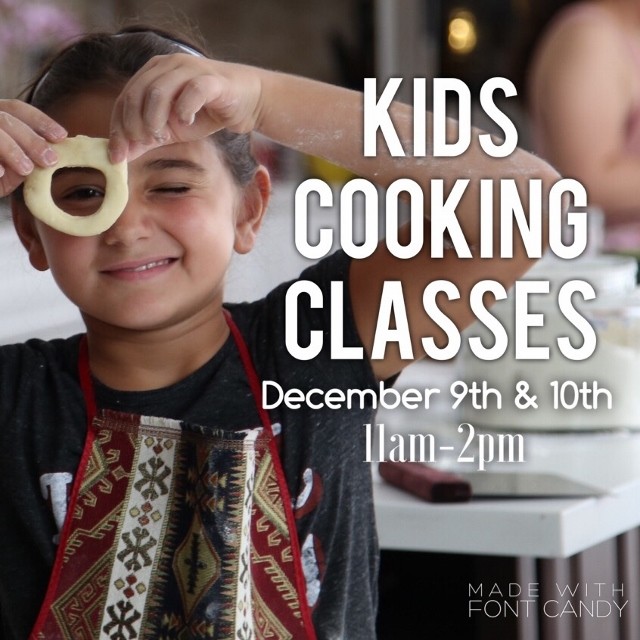 Kids Cooking Classes - December 9th & 10th