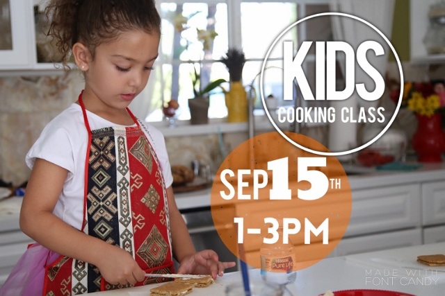 Kids Cooking Class September 15th