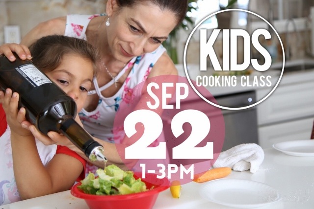 Kids Cooking Class September 22nd