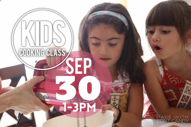 Kids Cooking Class September 30th