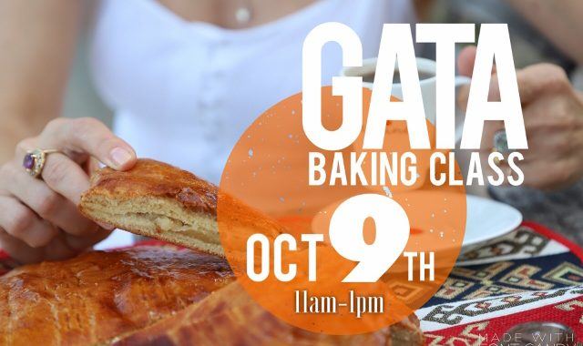 Gata Baking Class October 9th