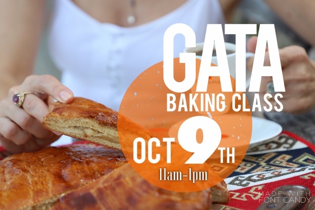 Gata Baking Class October 9th