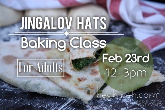 Jingalov Hats Baking Class - Feb 23