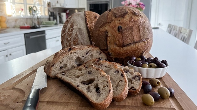 Sourdough Olive Bread